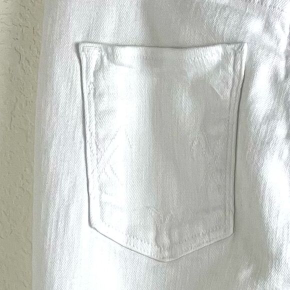 Anthropologie McGuire Ginsburg Bootcut High Rise White Jeans - Picture 10 of 16